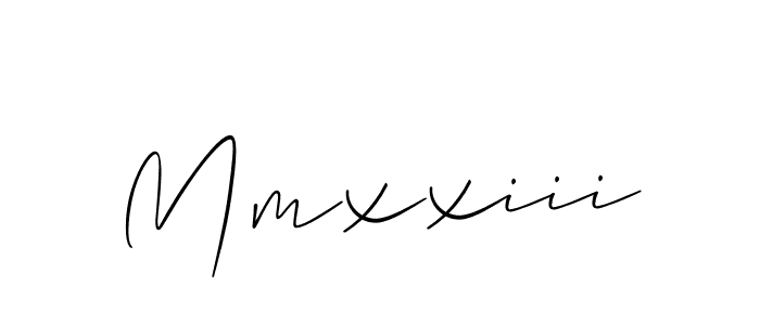 if you are searching for the best signature style for your name Mmxxiii. so please give up your signature search. here we have designed multiple signature styles  using Allison_Script. Mmxxiii signature style 2 images and pictures png