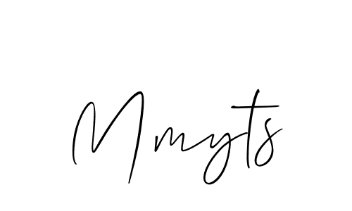 Design your own signature with our free online signature maker. With this signature software, you can create a handwritten (Allison_Script) signature for name Mmyts. Mmyts signature style 2 images and pictures png