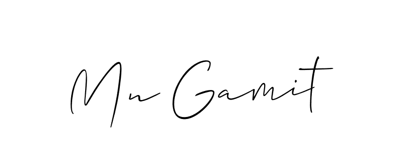 Once you've used our free online signature maker to create your best signature Allison_Script style, it's time to enjoy all of the benefits that Mn Gamit name signing documents. Mn Gamit signature style 2 images and pictures png