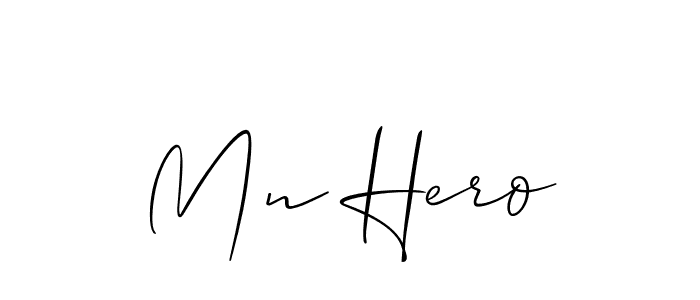 Here are the top 10 professional signature styles for the name Mn Hero. These are the best autograph styles you can use for your name. Mn Hero signature style 2 images and pictures png