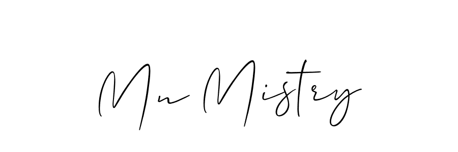 Make a beautiful signature design for name Mn Mistry. Use this online signature maker to create a handwritten signature for free. Mn Mistry signature style 2 images and pictures png