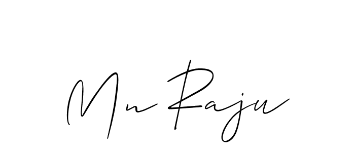 if you are searching for the best signature style for your name Mn Raju. so please give up your signature search. here we have designed multiple signature styles  using Allison_Script. Mn Raju signature style 2 images and pictures png