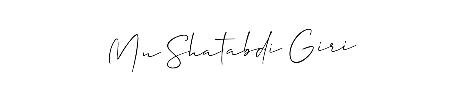 Here are the top 10 professional signature styles for the name Mn Shatabdi Giri. These are the best autograph styles you can use for your name. Mn Shatabdi Giri signature style 2 images and pictures png