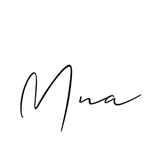 Also we have Mna name is the best signature style. Create professional handwritten signature collection using Allison_Script autograph style. Mna signature style 2 images and pictures png