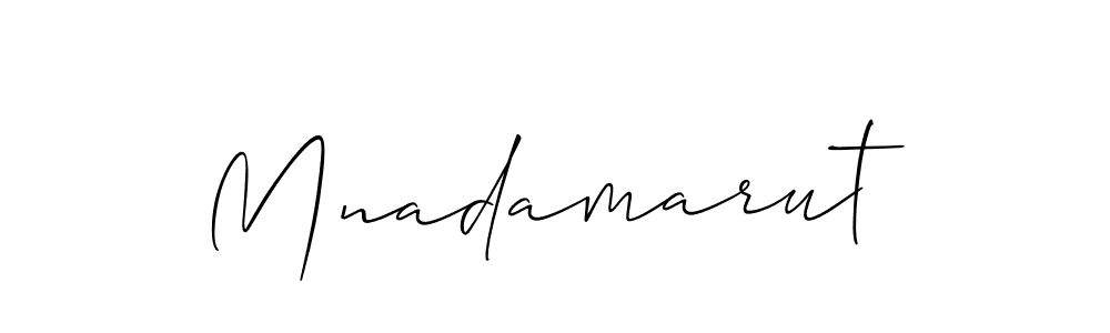 Once you've used our free online signature maker to create your best signature Allison_Script style, it's time to enjoy all of the benefits that Mnadamarut name signing documents. Mnadamarut signature style 2 images and pictures png