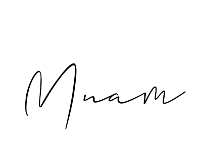 Make a beautiful signature design for name Mnam. Use this online signature maker to create a handwritten signature for free. Mnam signature style 2 images and pictures png