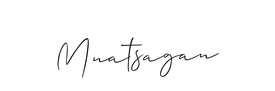 Similarly Allison_Script is the best handwritten signature design. Signature creator online .You can use it as an online autograph creator for name Mnatsagan. Mnatsagan signature style 2 images and pictures png
