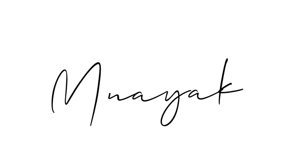 if you are searching for the best signature style for your name Mnayak. so please give up your signature search. here we have designed multiple signature styles  using Allison_Script. Mnayak signature style 2 images and pictures png