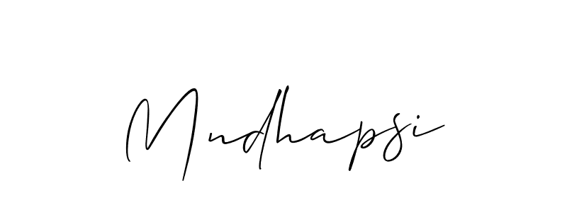 Best and Professional Signature Style for Mndhapsi. Allison_Script Best Signature Style Collection. Mndhapsi signature style 2 images and pictures png