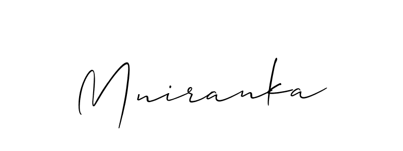 How to Draw Mniranka signature style? Allison_Script is a latest design signature styles for name Mniranka. Mniranka signature style 2 images and pictures png