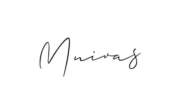 Check out images of Autograph of Mnivas name. Actor Mnivas Signature Style. Allison_Script is a professional sign style online. Mnivas signature style 2 images and pictures png