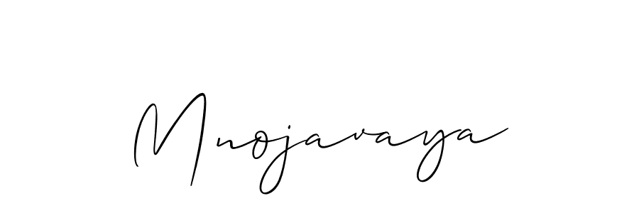 How to make Mnojavaya signature? Allison_Script is a professional autograph style. Create handwritten signature for Mnojavaya name. Mnojavaya signature style 2 images and pictures png