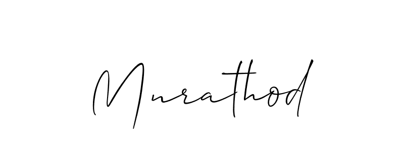 Mnrathod stylish signature style. Best Handwritten Sign (Allison_Script) for my name. Handwritten Signature Collection Ideas for my name Mnrathod. Mnrathod signature style 2 images and pictures png