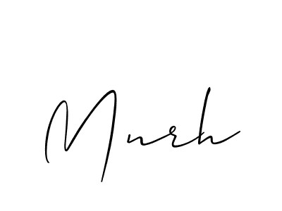 Also You can easily find your signature by using the search form. We will create Mnrh name handwritten signature images for you free of cost using Allison_Script sign style. Mnrh signature style 2 images and pictures png