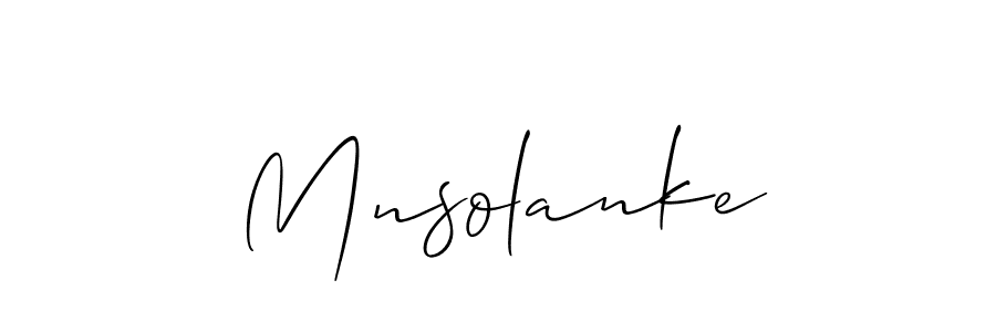 Best and Professional Signature Style for Mnsolanke. Allison_Script Best Signature Style Collection. Mnsolanke signature style 2 images and pictures png