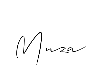 You can use this online signature creator to create a handwritten signature for the name Mnza. This is the best online autograph maker. Mnza signature style 2 images and pictures png