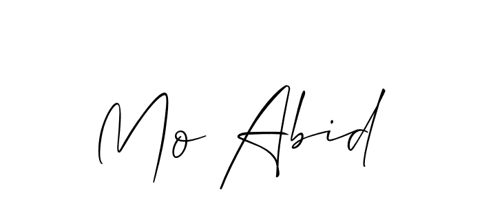 Best and Professional Signature Style for Mo Abid. Allison_Script Best Signature Style Collection. Mo Abid signature style 2 images and pictures png