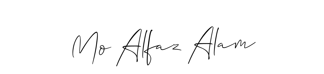 How to make Mo Alfaz Alam signature? Allison_Script is a professional autograph style. Create handwritten signature for Mo Alfaz Alam name. Mo Alfaz Alam signature style 2 images and pictures png