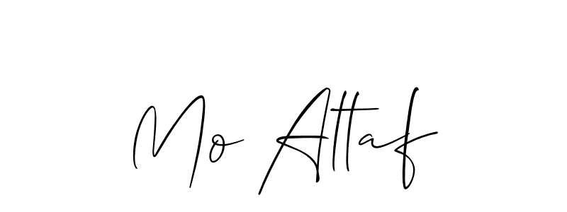 Mo Altaf stylish signature style. Best Handwritten Sign (Allison_Script) for my name. Handwritten Signature Collection Ideas for my name Mo Altaf. Mo Altaf signature style 2 images and pictures png