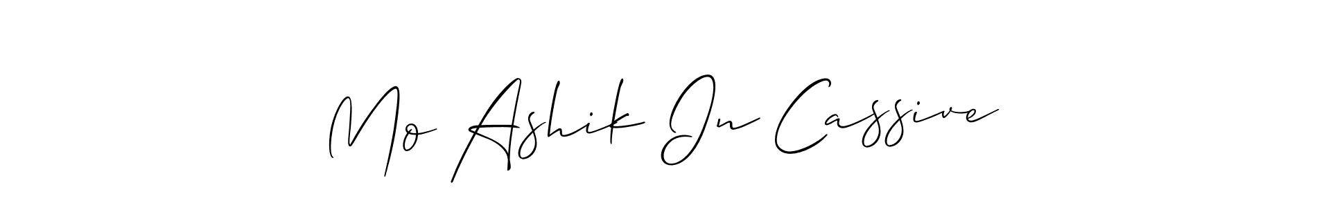 How to Draw Mo Ashik In Cassive signature style? Allison_Script is a latest design signature styles for name Mo Ashik In Cassive. Mo Ashik In Cassive signature style 2 images and pictures png