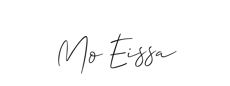 You should practise on your own different ways (Allison_Script) to write your name (Mo Eissa) in signature. don't let someone else do it for you. Mo Eissa signature style 2 images and pictures png