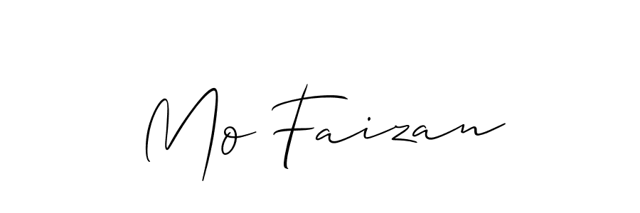 You should practise on your own different ways (Allison_Script) to write your name (Mo Faizan) in signature. don't let someone else do it for you. Mo Faizan signature style 2 images and pictures png