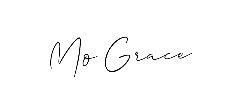 Also we have Mo Grace name is the best signature style. Create professional handwritten signature collection using Allison_Script autograph style. Mo Grace signature style 2 images and pictures png