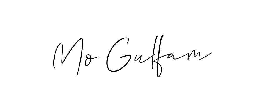 Check out images of Autograph of Mo Gulfam name. Actor Mo Gulfam Signature Style. Allison_Script is a professional sign style online. Mo Gulfam signature style 2 images and pictures png