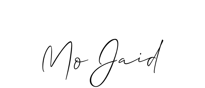 How to make Mo Jaid signature? Allison_Script is a professional autograph style. Create handwritten signature for Mo Jaid name. Mo Jaid signature style 2 images and pictures png