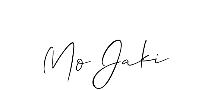 Here are the top 10 professional signature styles for the name Mo Jaki. These are the best autograph styles you can use for your name. Mo Jaki signature style 2 images and pictures png