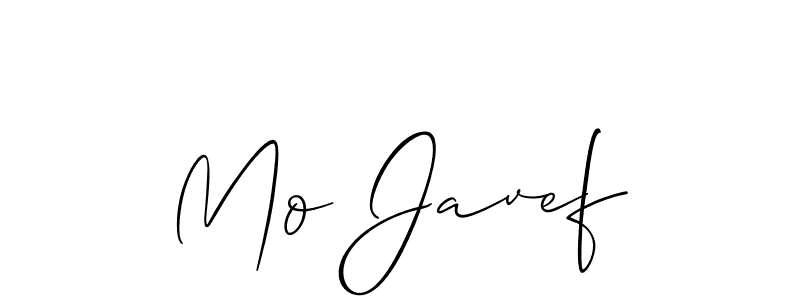 Once you've used our free online signature maker to create your best signature Allison_Script style, it's time to enjoy all of the benefits that Mo Javef name signing documents. Mo Javef signature style 2 images and pictures png