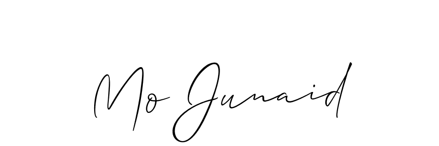 Also You can easily find your signature by using the search form. We will create Mo Junaid name handwritten signature images for you free of cost using Allison_Script sign style. Mo Junaid signature style 2 images and pictures png