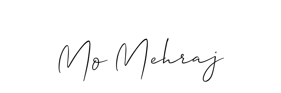 The best way (Allison_Script) to make a short signature is to pick only two or three words in your name. The name Mo Mehraj include a total of six letters. For converting this name. Mo Mehraj signature style 2 images and pictures png