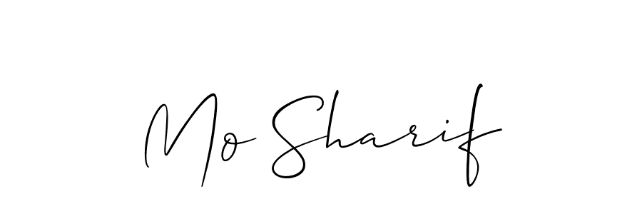 It looks lik you need a new signature style for name Mo Sharif. Design unique handwritten (Allison_Script) signature with our free signature maker in just a few clicks. Mo Sharif signature style 2 images and pictures png