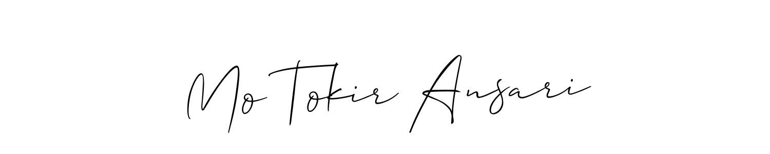 Make a beautiful signature design for name Mo Tokir Ansari. Use this online signature maker to create a handwritten signature for free. Mo Tokir Ansari signature style 2 images and pictures png