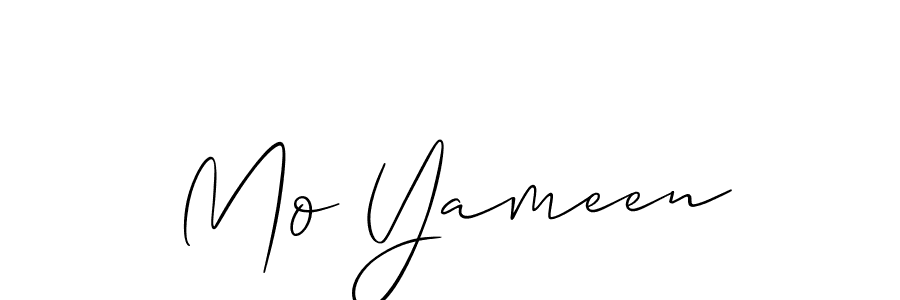 How to Draw Mo Yameen signature style? Allison_Script is a latest design signature styles for name Mo Yameen. Mo Yameen signature style 2 images and pictures png