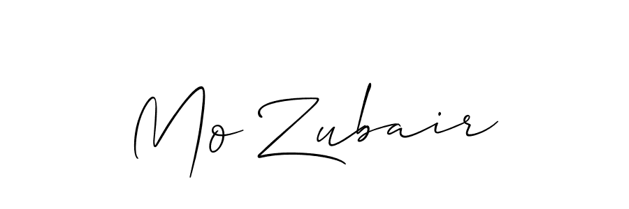 Design your own signature with our free online signature maker. With this signature software, you can create a handwritten (Allison_Script) signature for name Mo Zubair. Mo Zubair signature style 2 images and pictures png