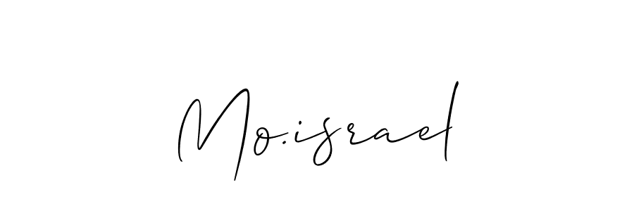 How to Draw Mo.israel signature style? Allison_Script is a latest design signature styles for name Mo.israel. Mo.israel signature style 2 images and pictures png