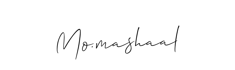 Make a short Mo.mashaal signature style. Manage your documents anywhere anytime using Allison_Script. Create and add eSignatures, submit forms, share and send files easily. Mo.mashaal signature style 2 images and pictures png