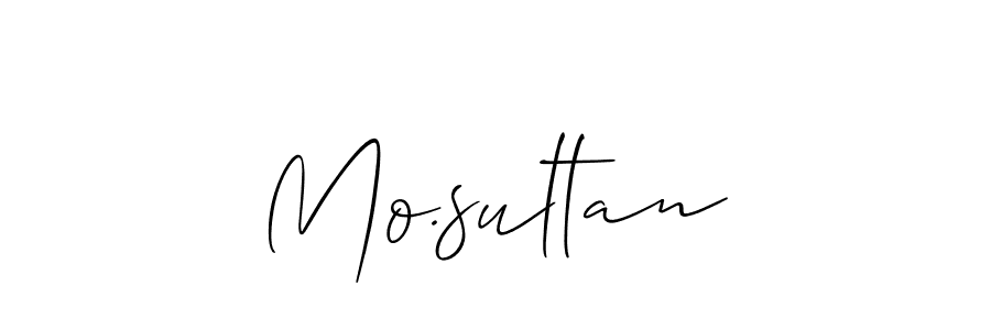 Design your own signature with our free online signature maker. With this signature software, you can create a handwritten (Allison_Script) signature for name Mo.sultan. Mo.sultan signature style 2 images and pictures png