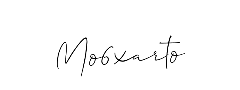 Use a signature maker to create a handwritten signature online. With this signature software, you can design (Allison_Script) your own signature for name Mo6xarto. Mo6xarto signature style 2 images and pictures png