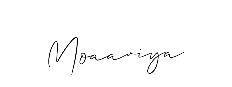 Moaaviya stylish signature style. Best Handwritten Sign (Allison_Script) for my name. Handwritten Signature Collection Ideas for my name Moaaviya. Moaaviya signature style 2 images and pictures png