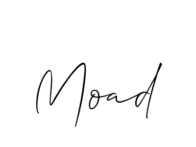 Best and Professional Signature Style for Moad. Allison_Script Best Signature Style Collection. Moad signature style 2 images and pictures png