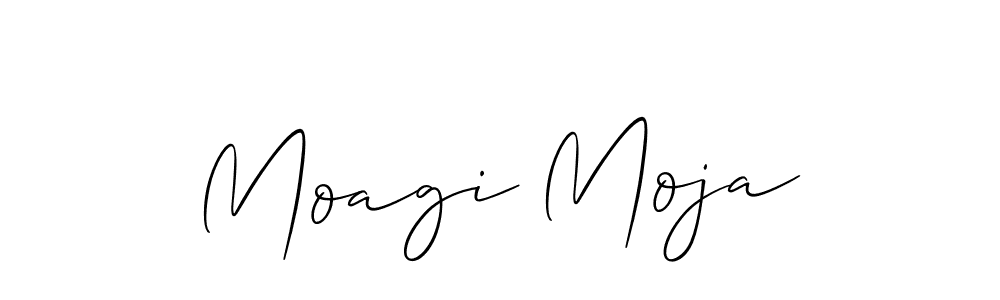 Make a beautiful signature design for name Moagi Moja. Use this online signature maker to create a handwritten signature for free. Moagi Moja signature style 2 images and pictures png