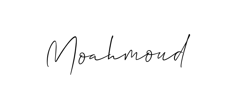 Allison_Script is a professional signature style that is perfect for those who want to add a touch of class to their signature. It is also a great choice for those who want to make their signature more unique. Get Moahmoud name to fancy signature for free. Moahmoud signature style 2 images and pictures png