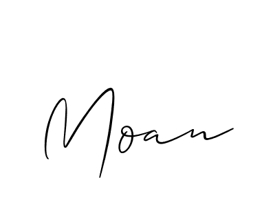 Also we have Moan name is the best signature style. Create professional handwritten signature collection using Allison_Script autograph style. Moan signature style 2 images and pictures png