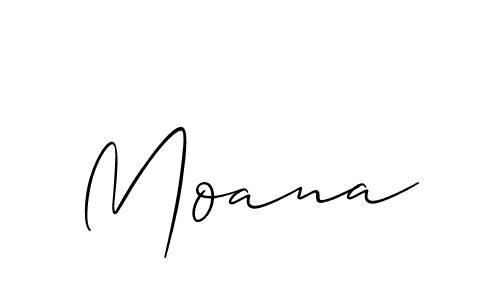 You should practise on your own different ways (Allison_Script) to write your name (Moana) in signature. don't let someone else do it for you. Moana signature style 2 images and pictures png