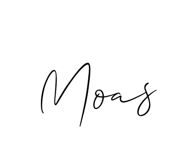 You should practise on your own different ways (Allison_Script) to write your name (Moas) in signature. don't let someone else do it for you. Moas signature style 2 images and pictures png