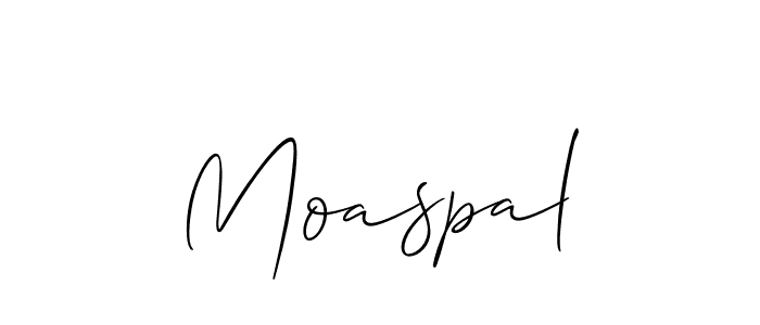 You can use this online signature creator to create a handwritten signature for the name Moaspal. This is the best online autograph maker. Moaspal signature style 2 images and pictures png