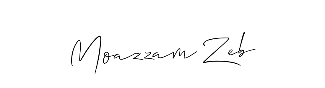 Make a beautiful signature design for name Moazzam Zeb. Use this online signature maker to create a handwritten signature for free. Moazzam Zeb signature style 2 images and pictures png